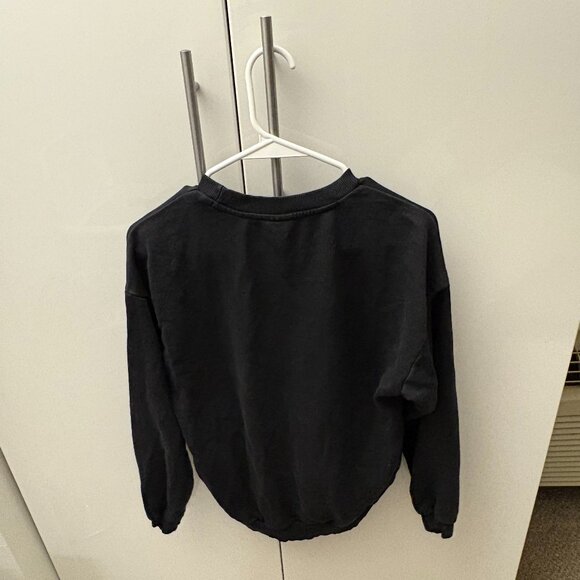 ADIDAS Womens Graphic Sweatshirt Jumper Black Size XS - Picture 2 of 3